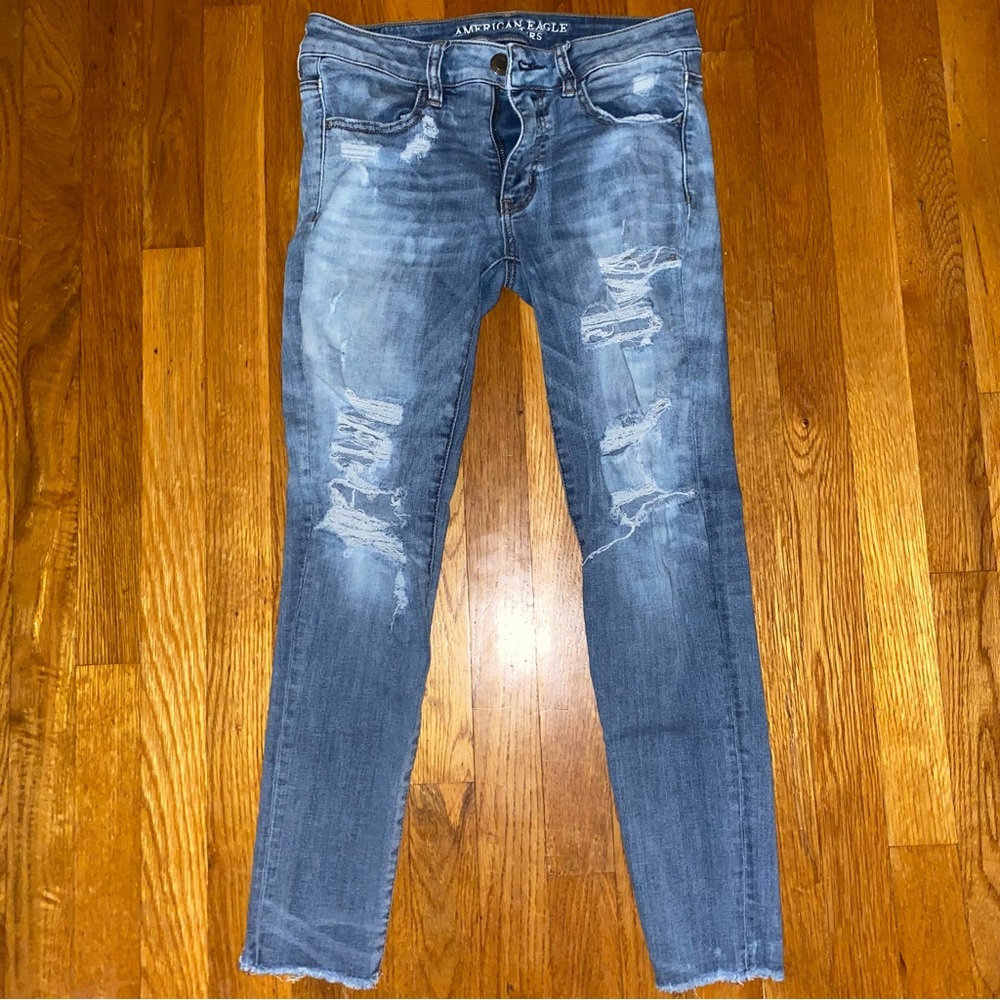 Cropped American eagle jeans